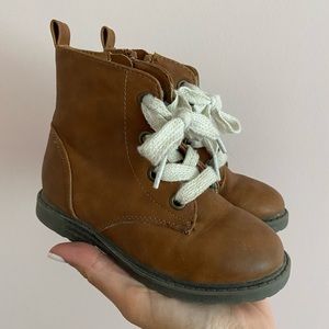 Cat & Jack Brown Boots toddler girl size 8
